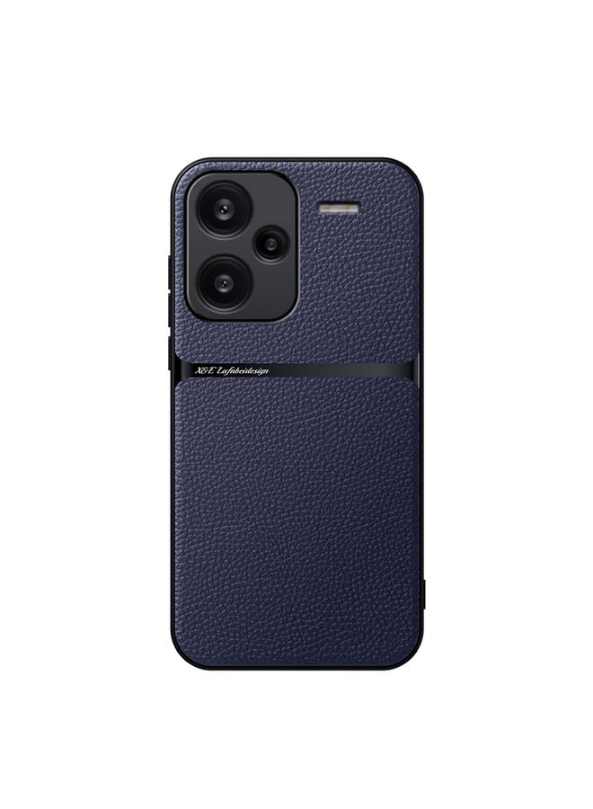 اس-توب جراب لهاتف Redmi Note 13 Pro+ 5G Global Litchi Leather Magnetic Cover Full Cover Waterproof Phone Case - Image 1