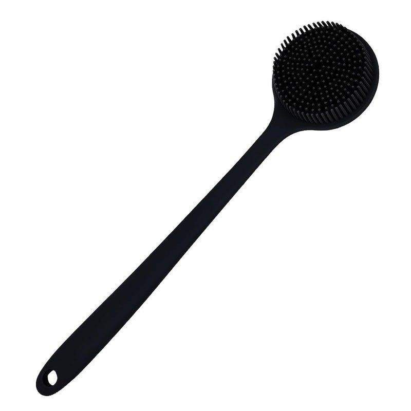 Cinlitek Silicone Body Scrubber, Long Handle Back Scrubber for Shower, Silicone Body Brush Shower Scrubber For Body, Shower Srush Back Brush Body Exfoliator - Image 1