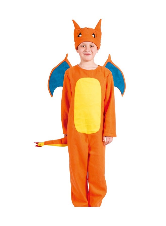 عام **زي Charmander من Pokemon للكوسبلاي - طقم كامل مع الرأس والذيل، مقاسات متعددة للمعجبين، حفلات الهالوين** - Image 1