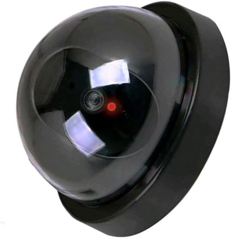 Fake Dome Security Camera Battery Powered Indoor Outdoor Surveillance Simulation - Image 4