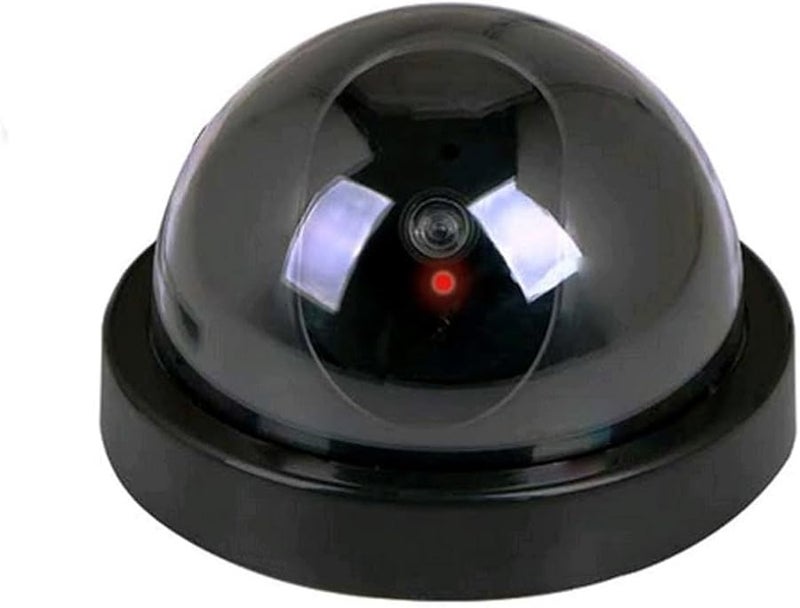 Fake Dome Security Camera Battery Powered Indoor Outdoor Surveillance Simulation - Image 5