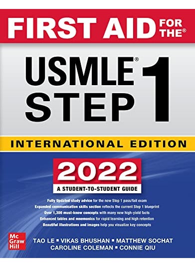 Ie First Aid For The Usmle Step 1 2022 32E