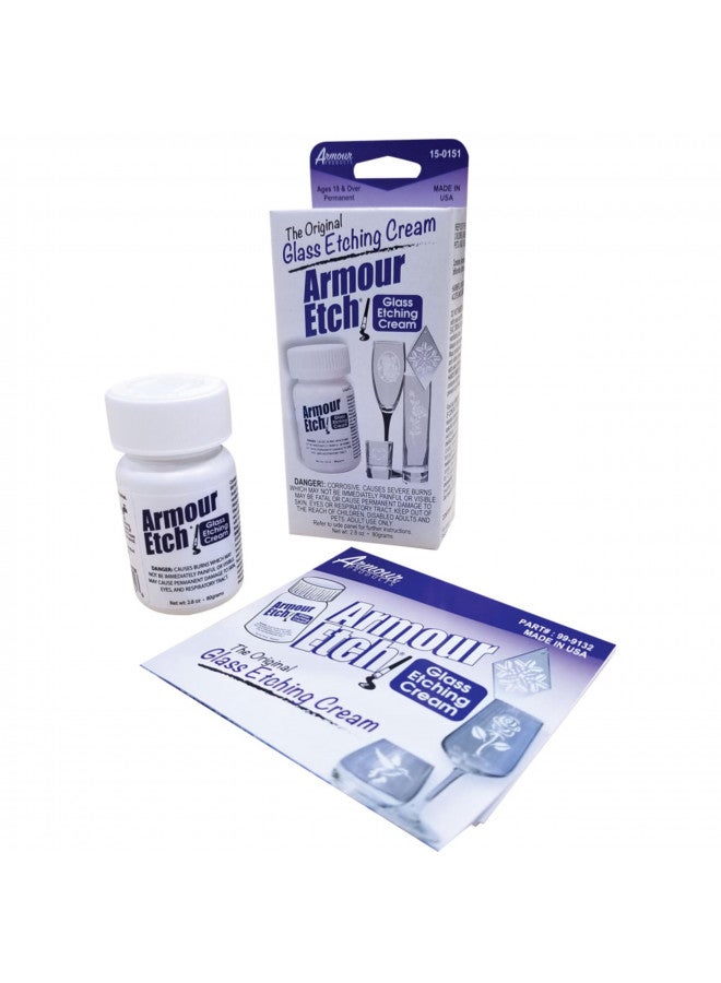 Armour Products كريم نقش زجاج درع، 2.8 أونصة - Image 1