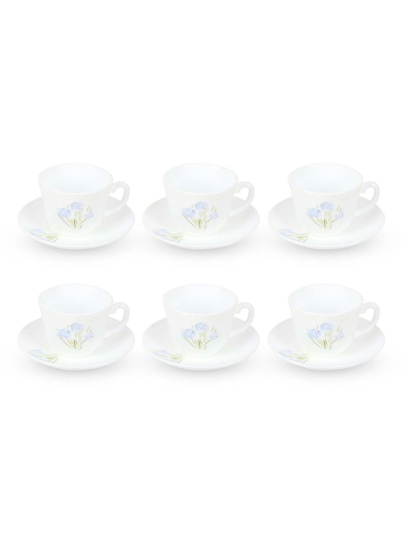 Cello - Cup And Saucer 22cl 12pcs S Bloom - Image 1