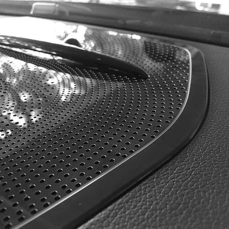QASULER Dashboard Speaker Cover Trim for Mercedes-Benz - Image 4