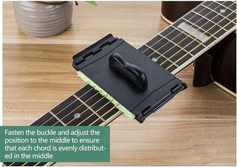 Guitar String Cleaner Scrubber, Fingerboard Cleaning Cloth, Guitar Fretboard Cleaner Wiper, Guitar Cleaning Maintenance Care Kit for Guitar/Bass/Mandolin Instrument Accessories - Image 5