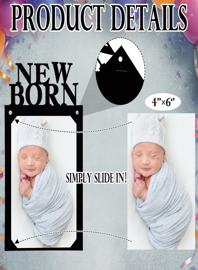 Breling 18th Happy Birthday Photo Banner Newborn to 18th Age Photo Banner Decorations 16th Party Picture Frame Garland Display Party Supplies(Black) - Image 2