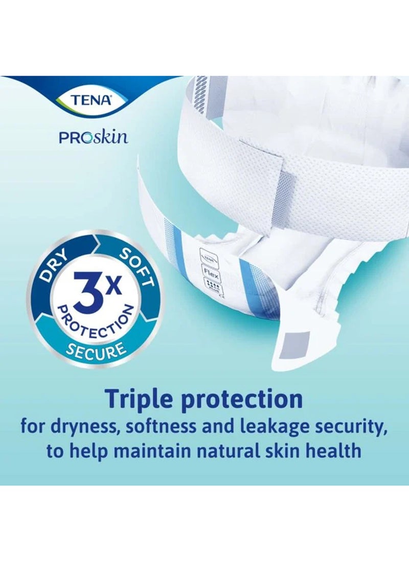 Tena Large Incontinence Adult Diapers 1 Pack Of 30 Protectors  - Image 4