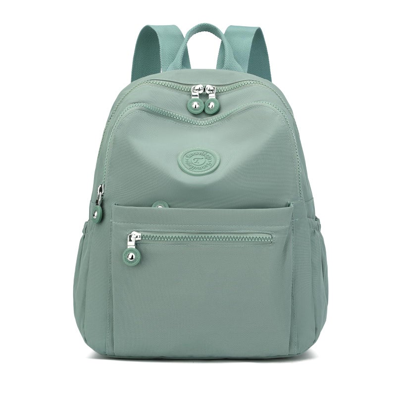 Tanweibago Mini Nylon Women Backpacks11L Small Ladies backpacks Casual Lightweight Women Shopping Travel Daypack Light Green - Image 2