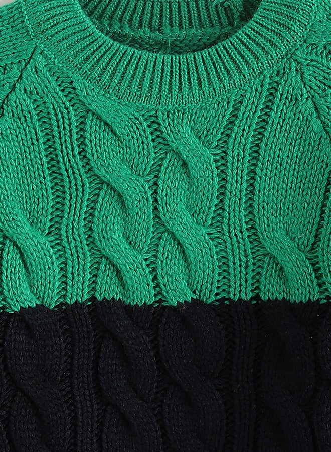 ريد سيركل بلوفر أطفال محبوك برقبة صغيرة مستديرة - Image 3