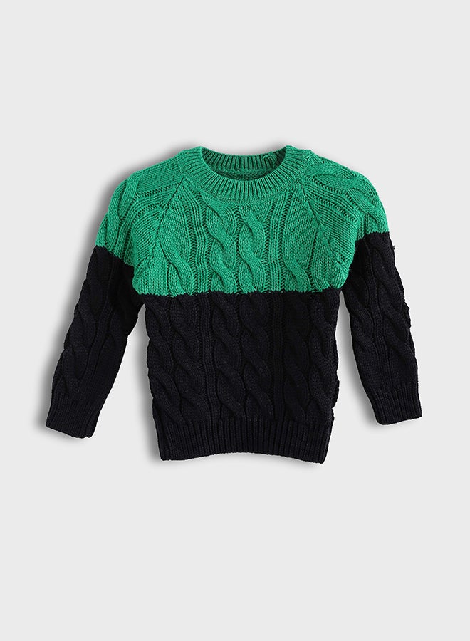 ريد سيركل بلوفر أطفال محبوك برقبة صغيرة مستديرة - Image 1