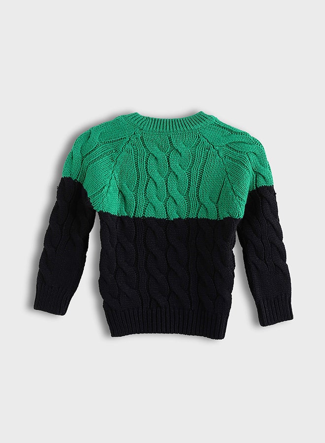 ريد سيركل بلوفر أطفال محبوك برقبة صغيرة مستديرة - Image 2