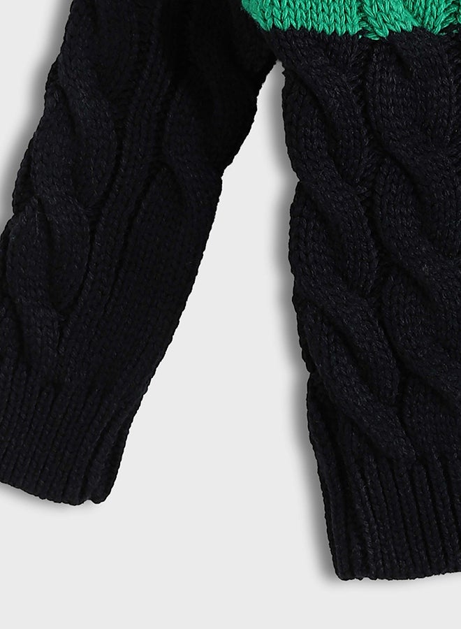 ريد سيركل بلوفر أطفال محبوك برقبة صغيرة مستديرة - Image 4