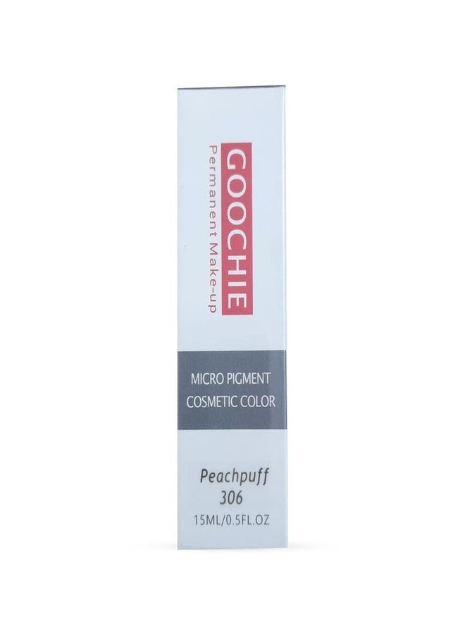 Goochie Permanent Makeup Micro Pigment Peachpuff 306, 15ml.1/2oz - Image 1
