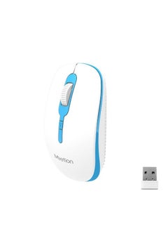 Meetion 2.4G USB Blue Wireless Optical Mouse - R547  - Image 2