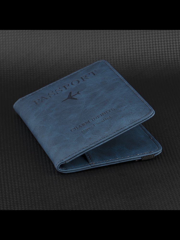 Anti-Theft Brush Study Abroad Travel Passbook Bag Multi-Functional Storage Id Bag Passbook Holder Card Bag High-End Men'S - Image 3