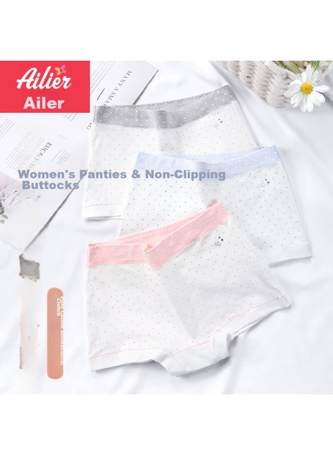 AURORA Ailer & Orla Teenage Girls' Panties Square Corner Four-corner Junior High School High School Girls' Underwear Development Period 12-16 Years Old K8287xxl - Image 1
