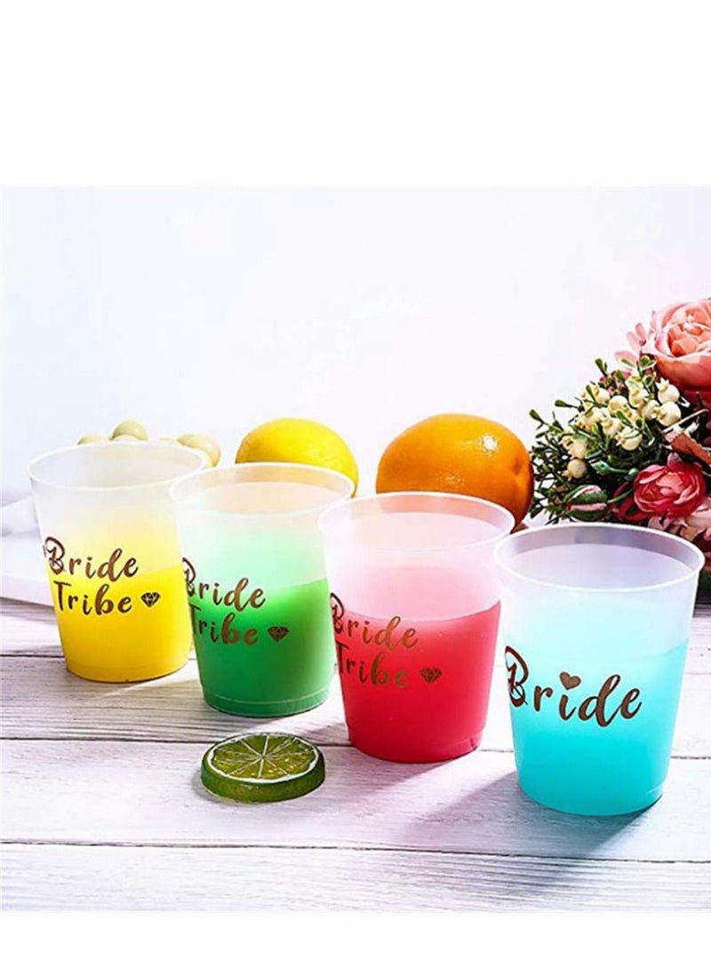 KASTWAVE Fetti Bachelorette Party Decorations Bride Tribe Cups Bride Cup 11 Bridesmaid Cups Bachelorette Party Favors, Bridal Shower Gift Bridal Shower Decorations Party Supplies - Image 2