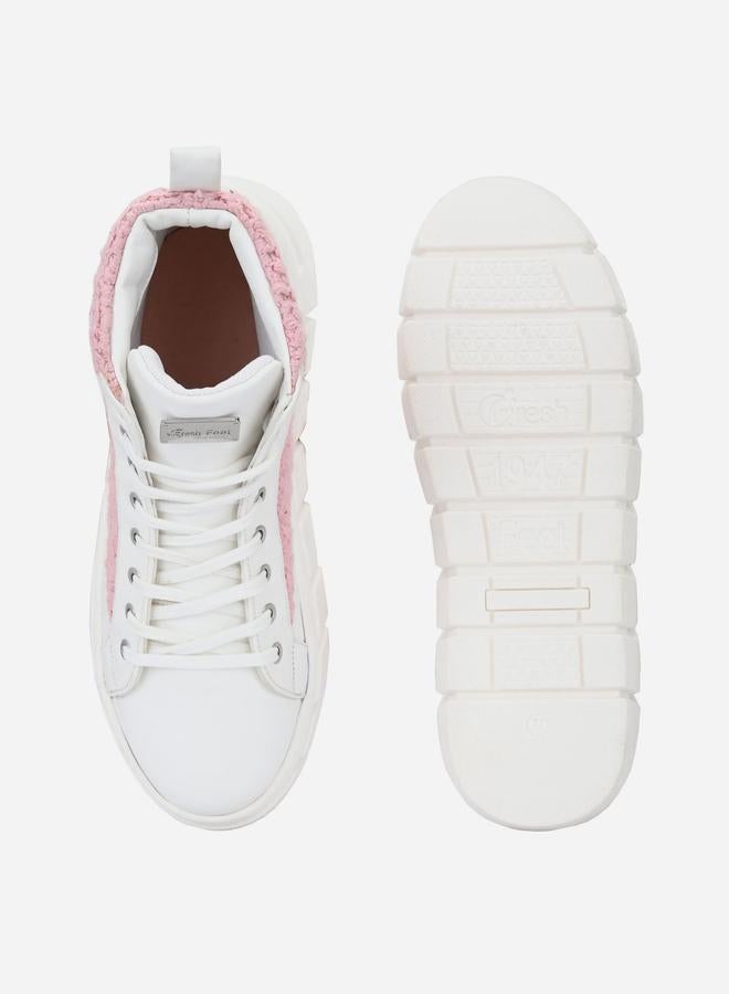 Fresh Feet Fresh Feet Crochet High Top Lace-Up Sneakers  - Image 4