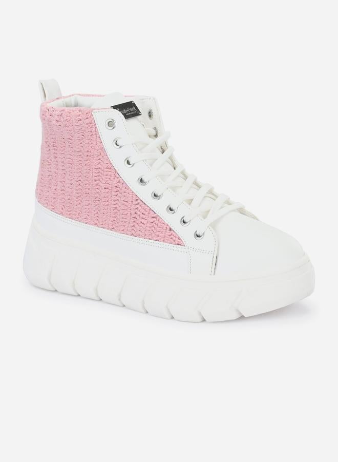 Fresh Feet Fresh Feet Crochet High Top Lace-Up Sneakers  - Image 3