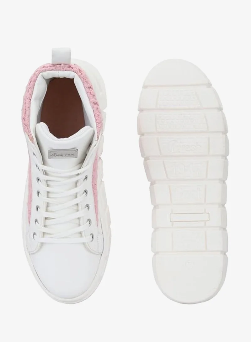 Fresh Feet  Fresh Feet Crochet High Top Lace-Up Sneakers for Women | Best Price UAE