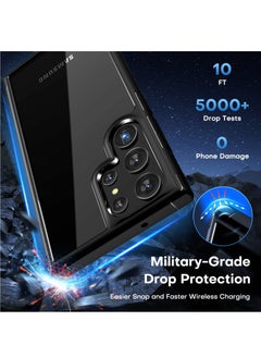 Generic for Samsung Galaxy S24 Ultra Case, TPU Soft Film Screen Protector X2, Tempered Glass Camera Protector X2, Slim Fit Transparent Mobile Phone Back Cover 5-in-1 Full Body Protetive Accessorise  - Image 5