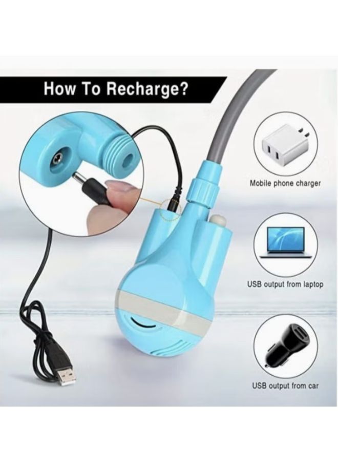 Rechargeable Portable  Outdoor Shower 2200 mAH  with 1.8m Hose Water Pump for Outdoor Travel - Image 5