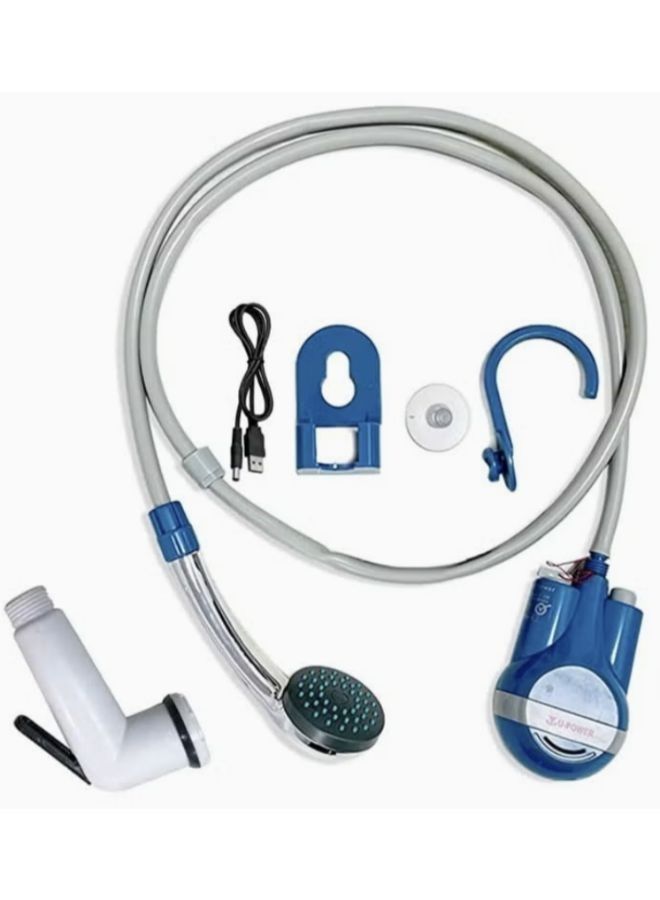Rechargeable Portable  Outdoor Shower 2200 mAH  with 1.8m Hose Water Pump for Outdoor Travel - Image 2