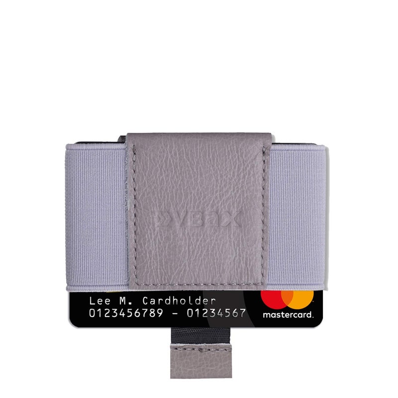 VBAX Elastic Wallet with Pull Tab for Men & Women â€“ Slim Minimalist Front Pocket Leather Card Holder, Compact Stretch Design Fits 8â€“10 Cards & Cash â€“ Premium Everyday Carry Wallet - Image 1