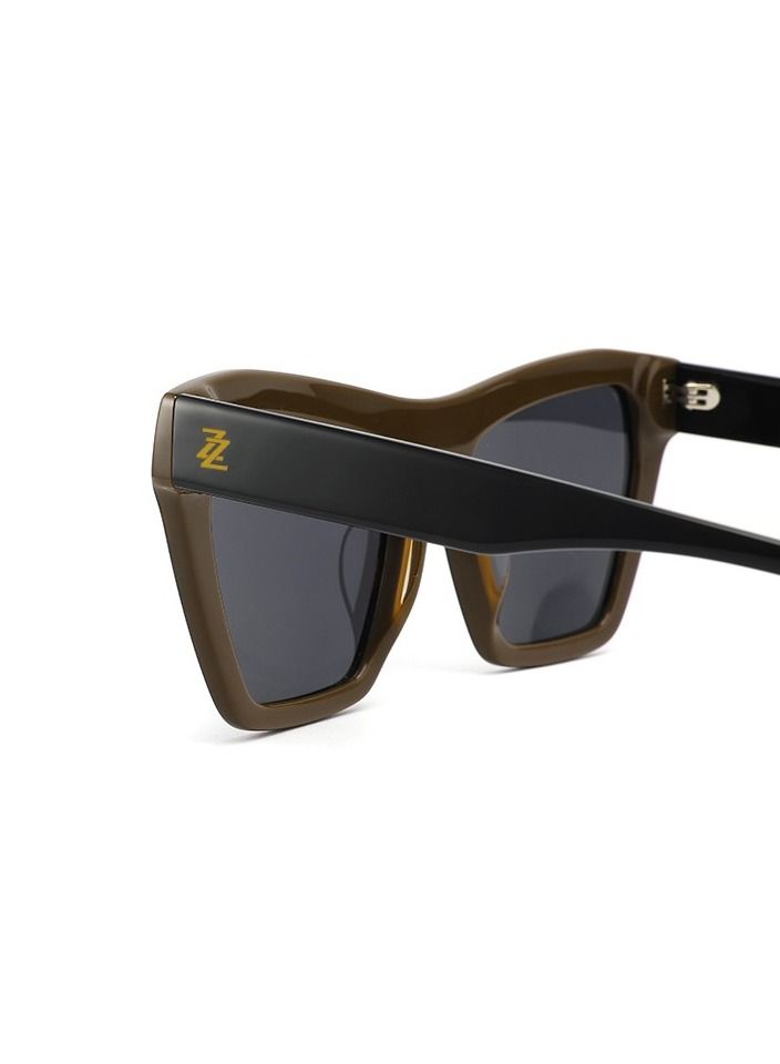 زيازون نظارة شمسية زيازون أسيتات مستطيلة الشكل - Image 2