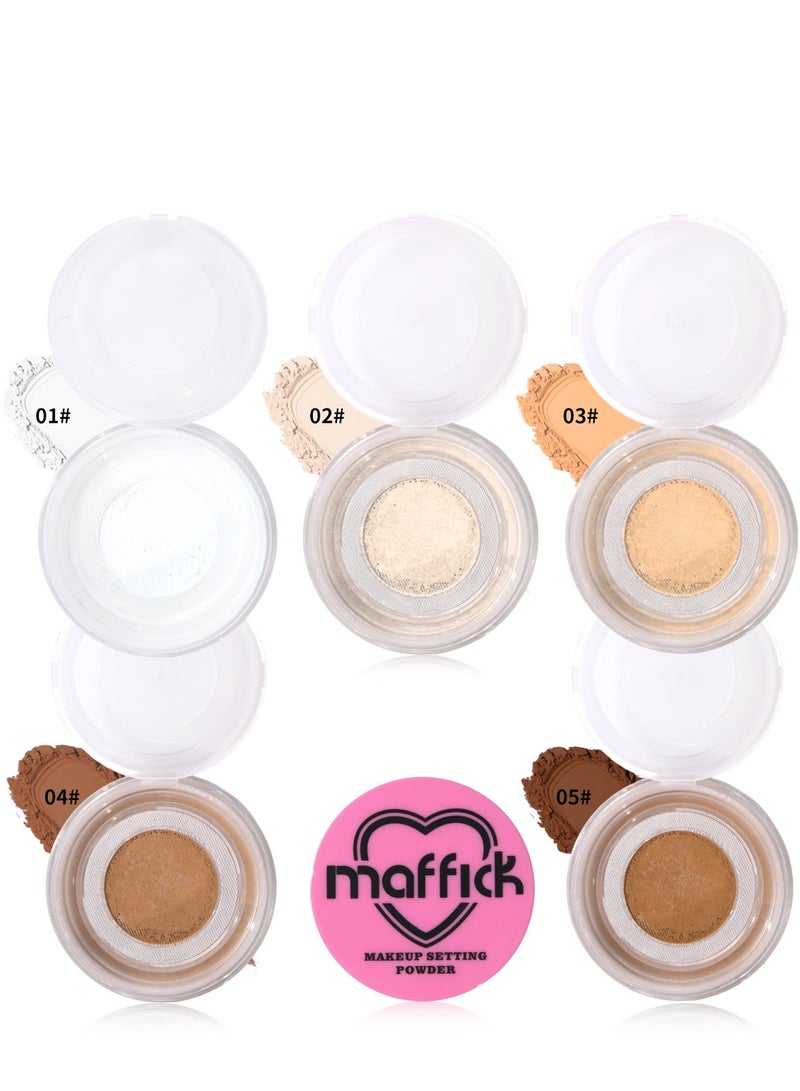 Maffick High Definition Powder - Soft Luminance, Lightweight Loose Powder for Perfect Makeup Setting - 0.35 oz - Image 2