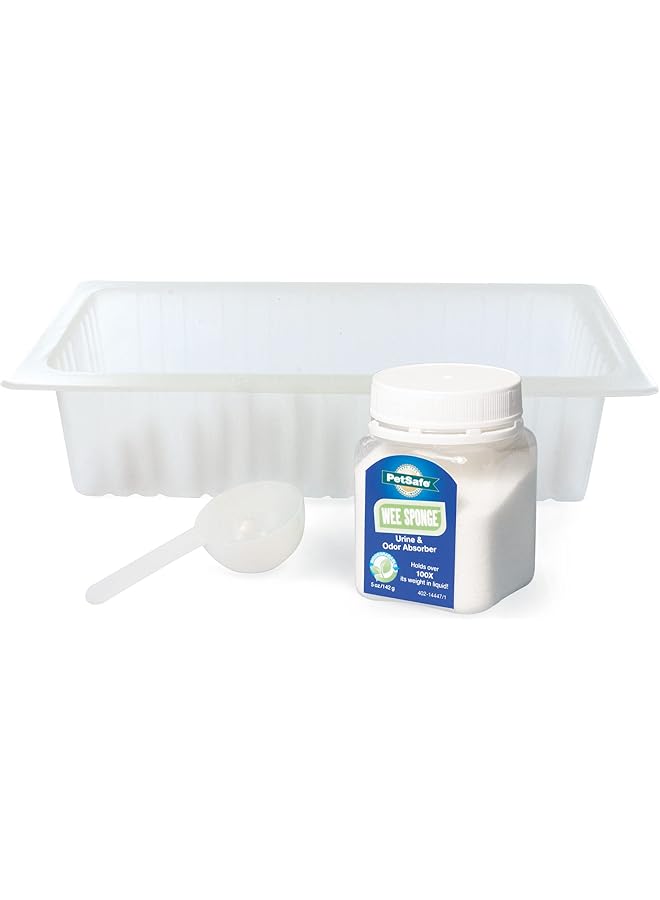 بيت سيف علبة تبول للحيوانات الأليفة مع إسفنجة مكونة من 7 عبوات من صينية المرحاض الداخلية للتخلص من بول الحيوانات الأليفة - Image 1