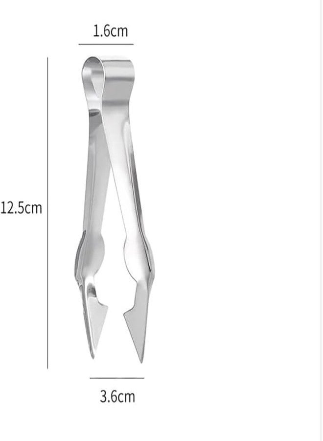 Wentoenapp 2Pcs Multi-Functional Fruit & Vegetable Stem Remover Clip, Strawberry Huller, Pineapple Eye Remover, Kitchen Gadget, Silver Stainless Steel Handle - Image 2