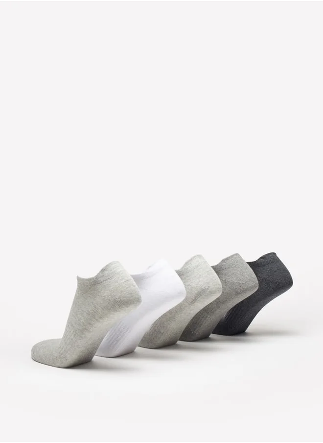 Dash Printed Ankle Length Socks - Set of 5
