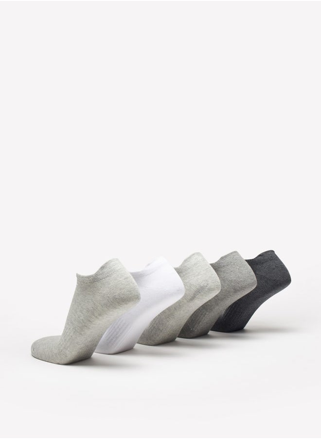 Dash Printed Ankle Length Socks - Set of 5  - Image 3