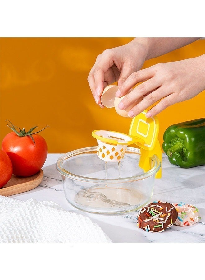 DAKS Egg White Separator – Fun Silicone Yolk Divider for Kitchen, Food-Grade, Easy to Clean, Durable Cooking Gadget for Baking and Cooking Enthusiasts - Image 2