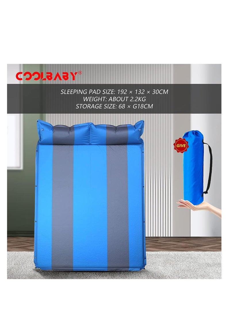 Cool Baby COOLBABY Outdoor Camping Air Mattress Portable Car Air Mattress - Image 2