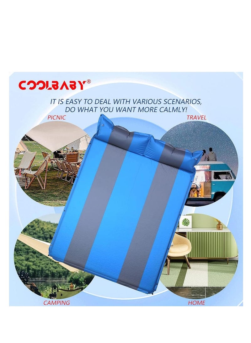 Cool Baby COOLBABY Outdoor Camping Air Mattress Portable Car Air Mattress - Image 3