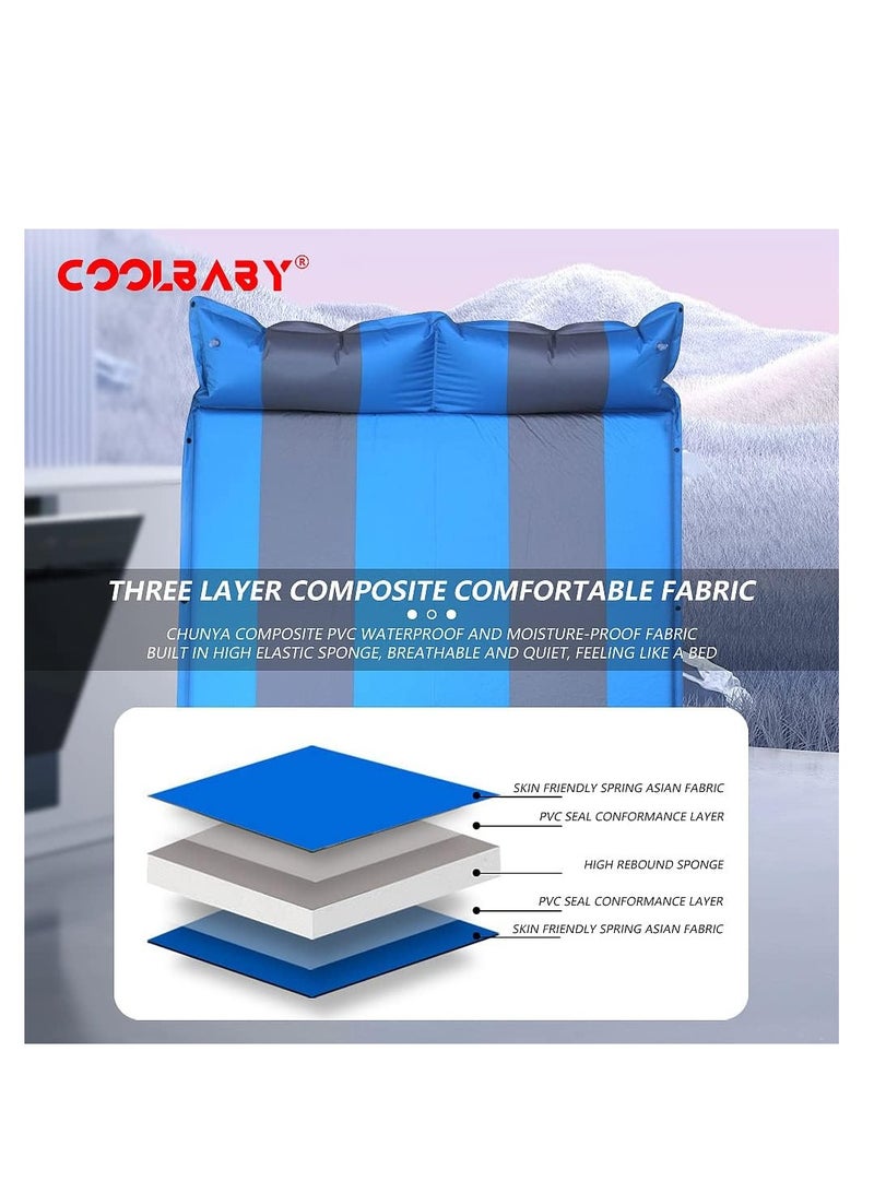 Cool Baby COOLBABY Outdoor Camping Air Mattress Portable Car Air Mattress - Image 4