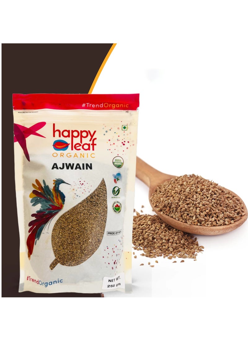 happy leaf organic Organic Ajwain 250g - Image 2