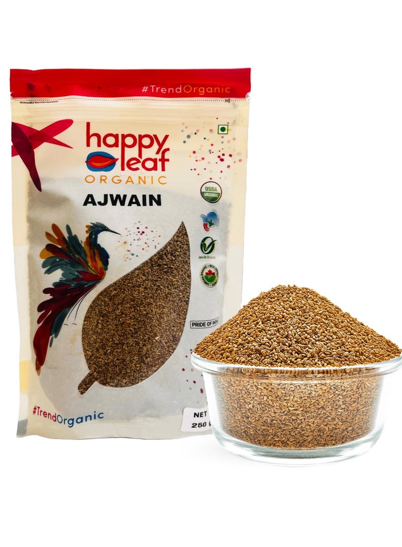 happy leaf organic Organic Ajwain 250g - Image 4