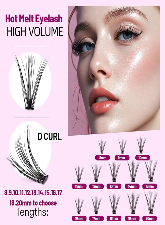 Dedila 8-22mm to Choose 20D/40D/60D/80D/100D Individual False Eyelashes Makeup Cluster Eyelashes Thickness 0.07mm D Curl Natural long Black Soft 3D Eye Lashes Extensions (20D-12mm) - Image 5