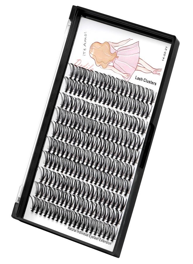 Dedila 8-22mm to Choose 20D/40D/60D/80D/100D Individual False Eyelashes Makeup Cluster Eyelashes Thickness 0.07mm D Curl Natural long Black Soft 3D Eye Lashes Extensions (20D-12mm) - Image 4