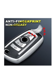 OUYoo OUYoo Suitable for BMW key fob,Advanced soft TPU key box is compatible with X1 X3 X4 X5 X6 1 2 4 5 6 7 M3 M5 M6 GT3 GT5 G30 F10 F15 F16 F20 series smart key,With a key chain.  - Image 4