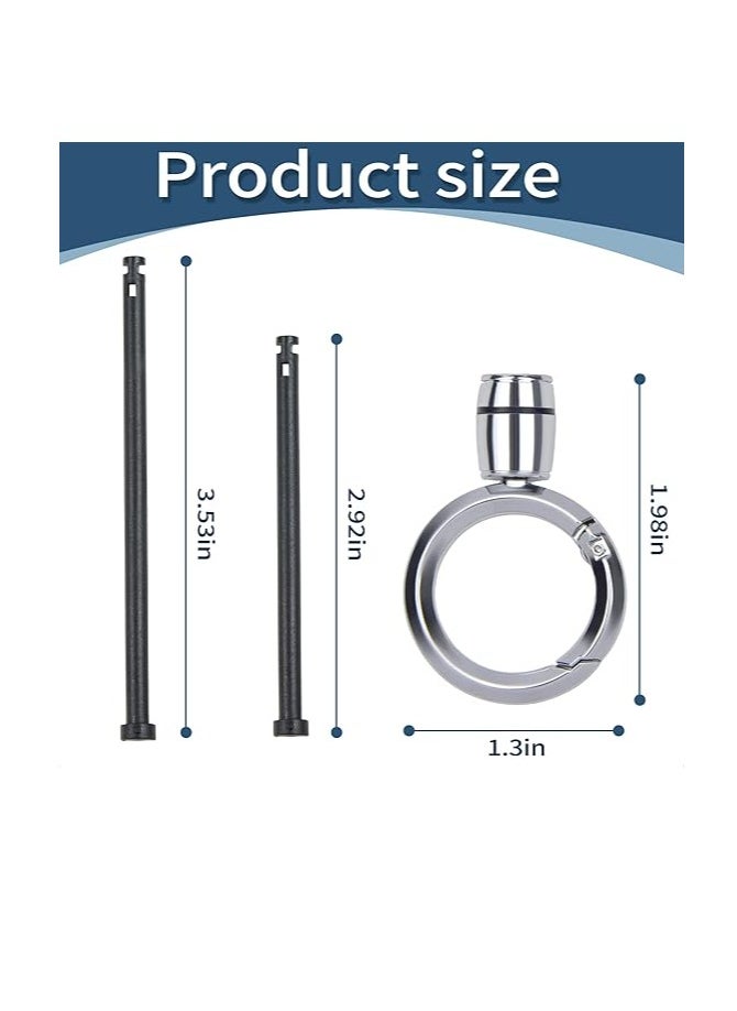 OUYoo Suitable for BMW key fob,Advanced soft TPU key box is compatible with X1 X3 X4 X5 X6 1 2 4 5 6 7 M3 M5 M6 GT3 GT5 G30 F10 F15 F16 F20 series smart key,With a key chain.