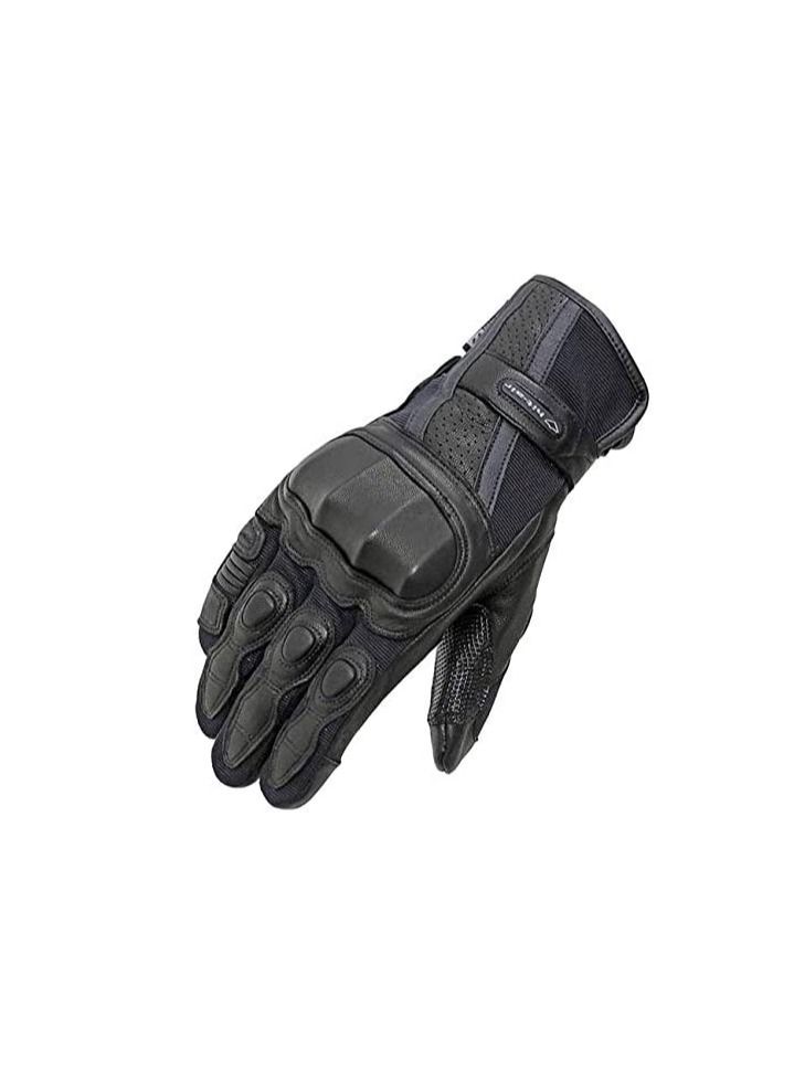 hit-air Hit Air G8 Gloves for Motorcycle Riders Black L  - Image 1
