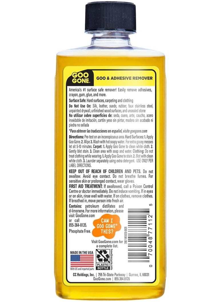 Goo Gone 2087 Remover Citrus, Yellow, 237 ml - Image 2