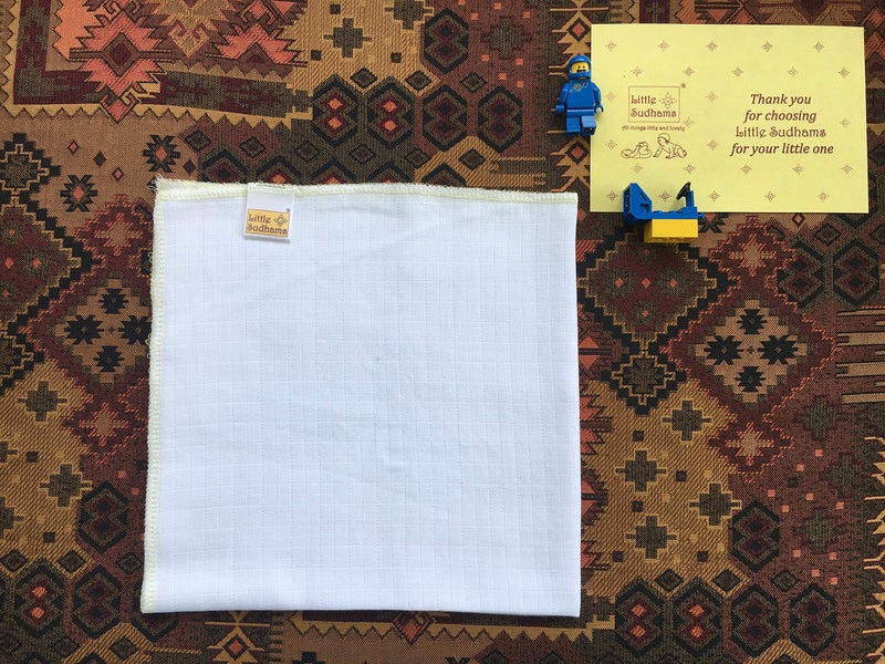 Little Sudhams Double Muslin Baby Square Cloth Nappy 55cmx55cm 5 Pieces (Assorted, 3-6 Months) - Image 5