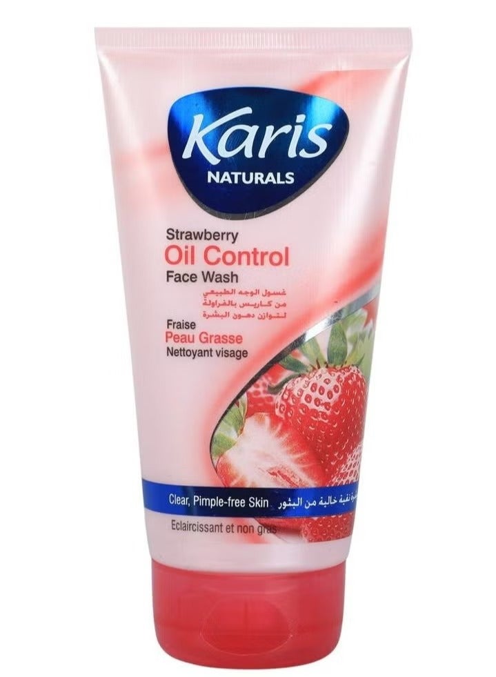 KARIS Set of 2  Karis Strawberry Oil Control Face Wash 150 ml plus Karis Honey & Almonds Nourishing Face & Body Scrub 600Ml - Image 2