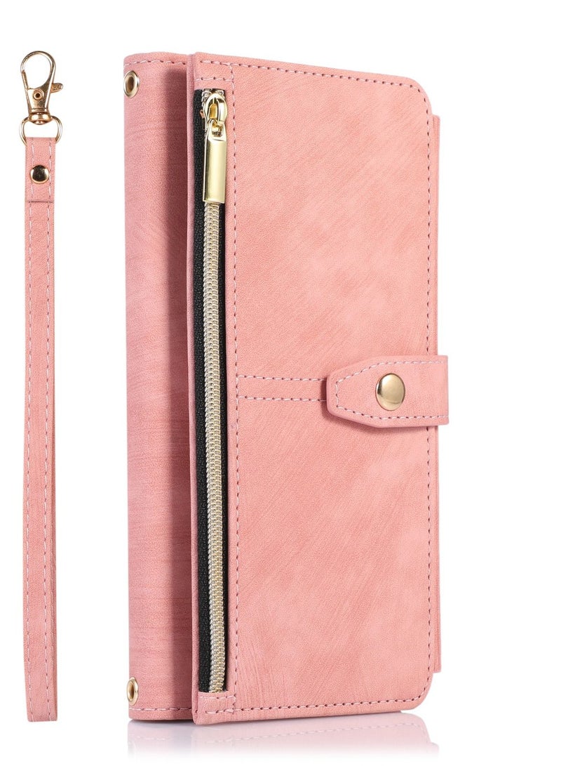 Suteni Flip Cover Leather Protective Hidden Purse Phone Case for iPhone - Image 1